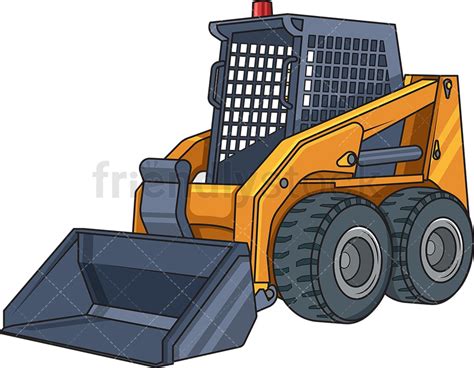 skid steer cartoon drawings|skid steer clip art.